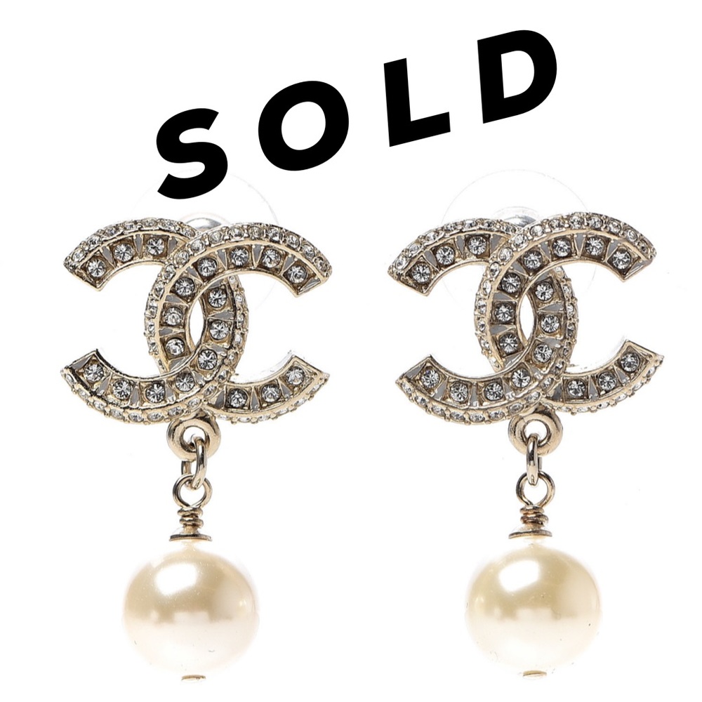 CHANEL CC DROP EARRINGS